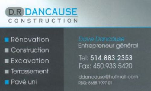D.R Dancause - Construction à Laval